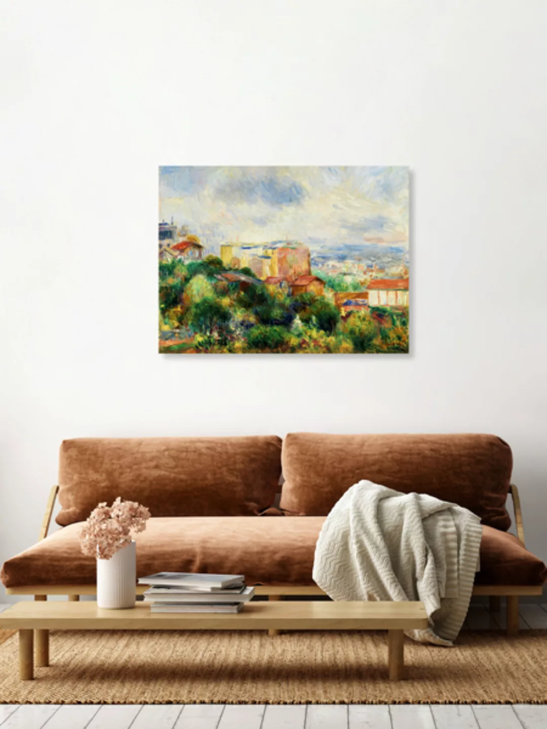 Poster / Leinwandbild - Pierre-auguste Renoir: Vue De Montmartre günstig online kaufen