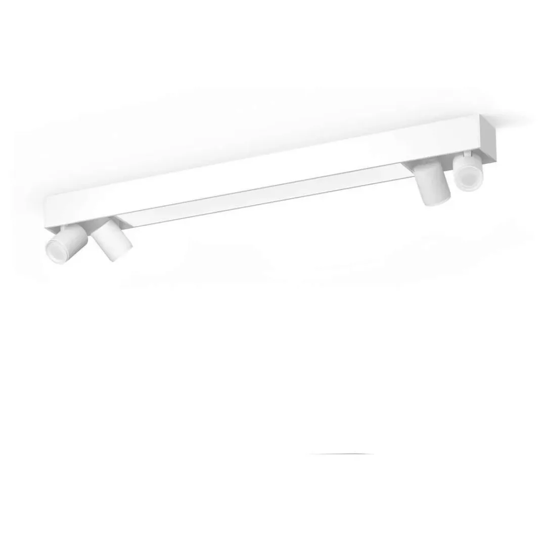 Philips Hue White & Color Ambiance LED Spot Centris in Weiß 4x 15,7W 4200lm günstig online kaufen