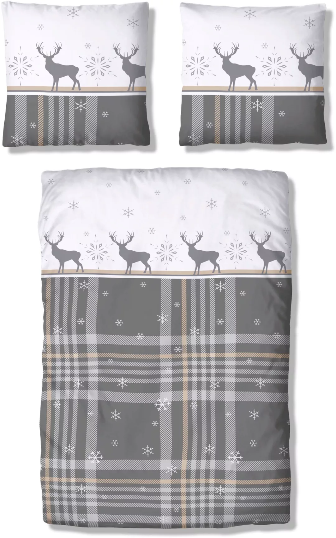 my home Bettwäsche »Wenda«, (2 tlg.), in Qualitäten PolyCotton (kühlend) + günstig online kaufen