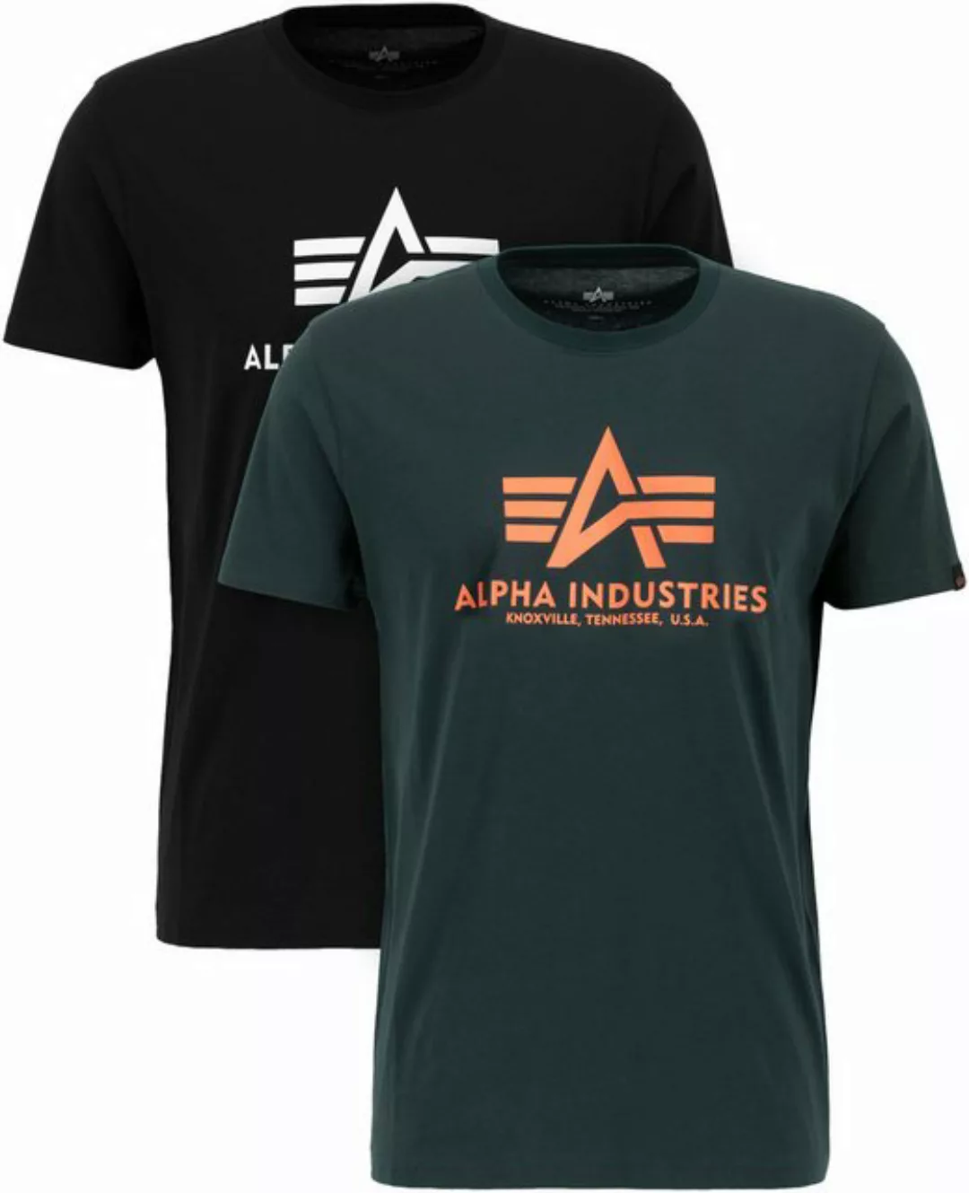 Alpha Industries T-Shirt "Alpha Industries Men - T-Shirts Basic T-Shirt 2 P günstig online kaufen