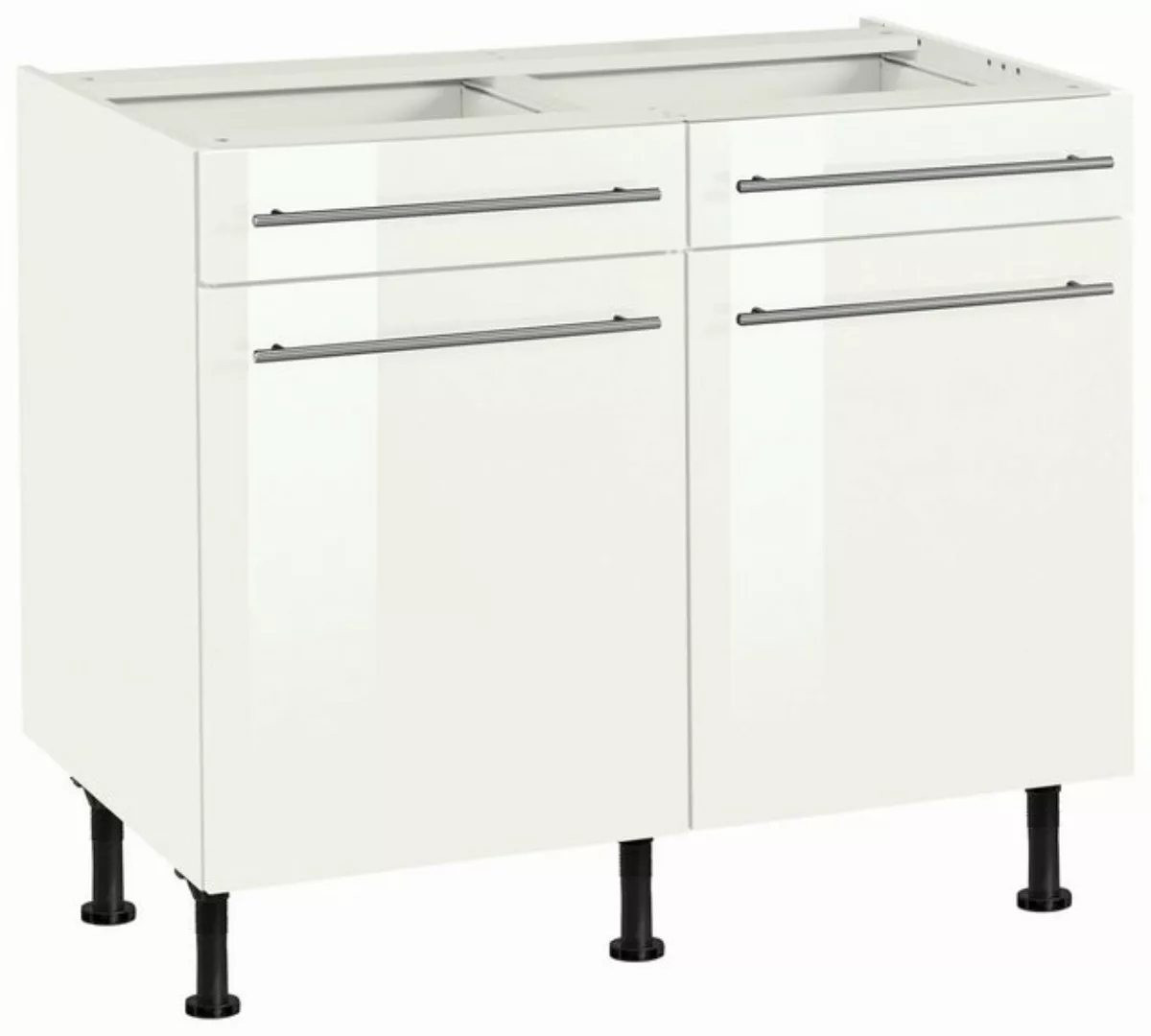 OPTIFIT Unterschrank Bern 100 cm breit, mit 2 Türen, 2 Schubkästen, höhenve günstig online kaufen