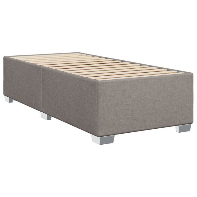 vidaXL Bett Bettgestell ohne Matratze Taupe 80x200 cm Stoff günstig online kaufen