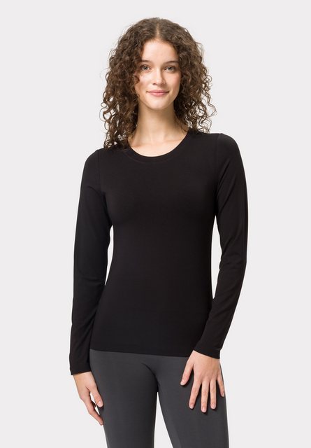 Les Lunes Yoga & Relax Shirt SCARLETT Longsleeve Basic Locker geschnittenes günstig online kaufen