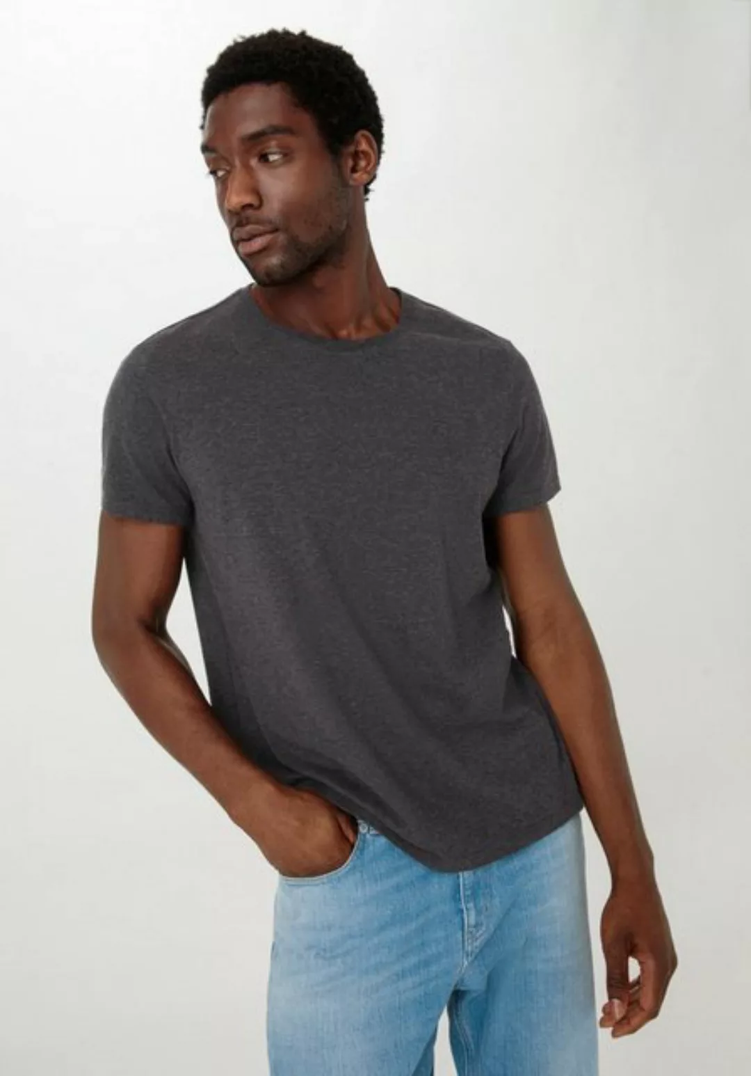 Hessnatur T-Shirt Basic im 2er-Pack aus reiner Bio-Baumwolle (2-tlg) günstig online kaufen