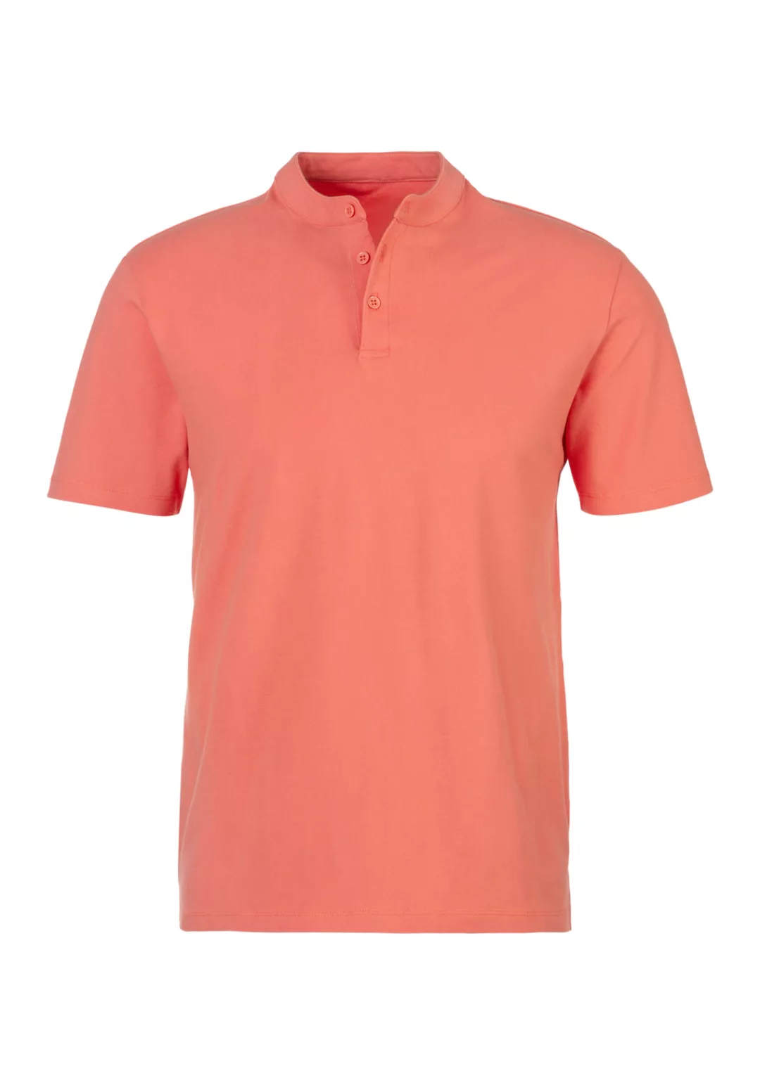 John Devin Poloshirt mit Stehkragen, Regular-Fit, aus Baumwoll-Piqué günstig online kaufen