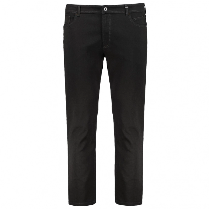 camel active Regular-fit-Jeans Regular Fit 5-Pocket Jeans Forever Black günstig online kaufen