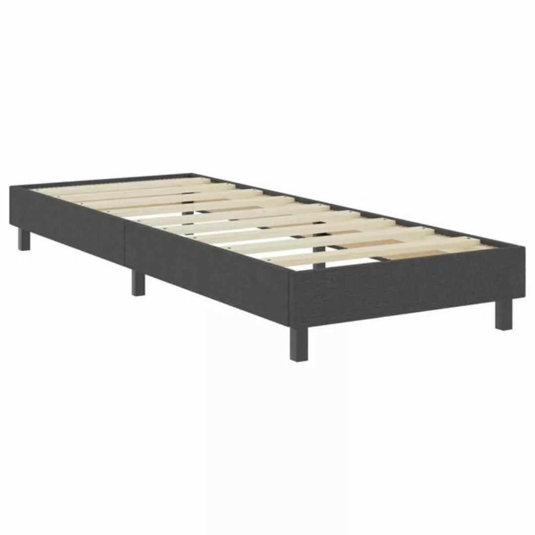 furnicato Bettgestell Boxspring-Grau Stoff 100x200 cm (1-tlg) günstig online kaufen