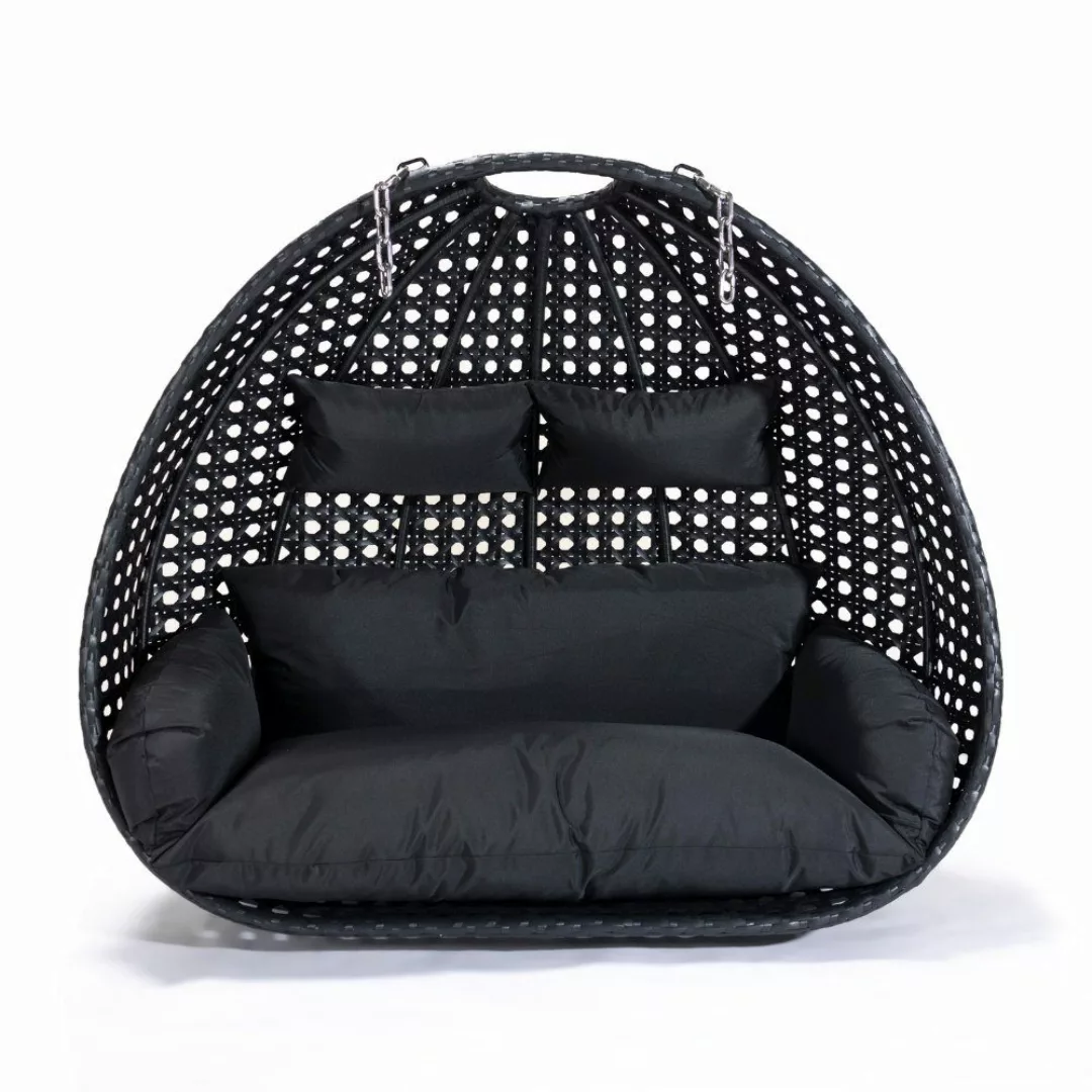 HOME DELUXE Hängesessel Polyrattan Hängesessel TWIN günstig online kaufen