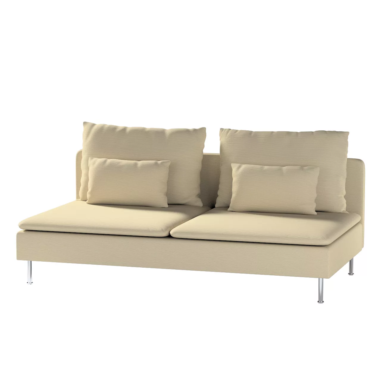 Bezug für Söderhamn Sitzelement 3, beige, Bezug für Sitzelement 3, Manchest günstig online kaufen