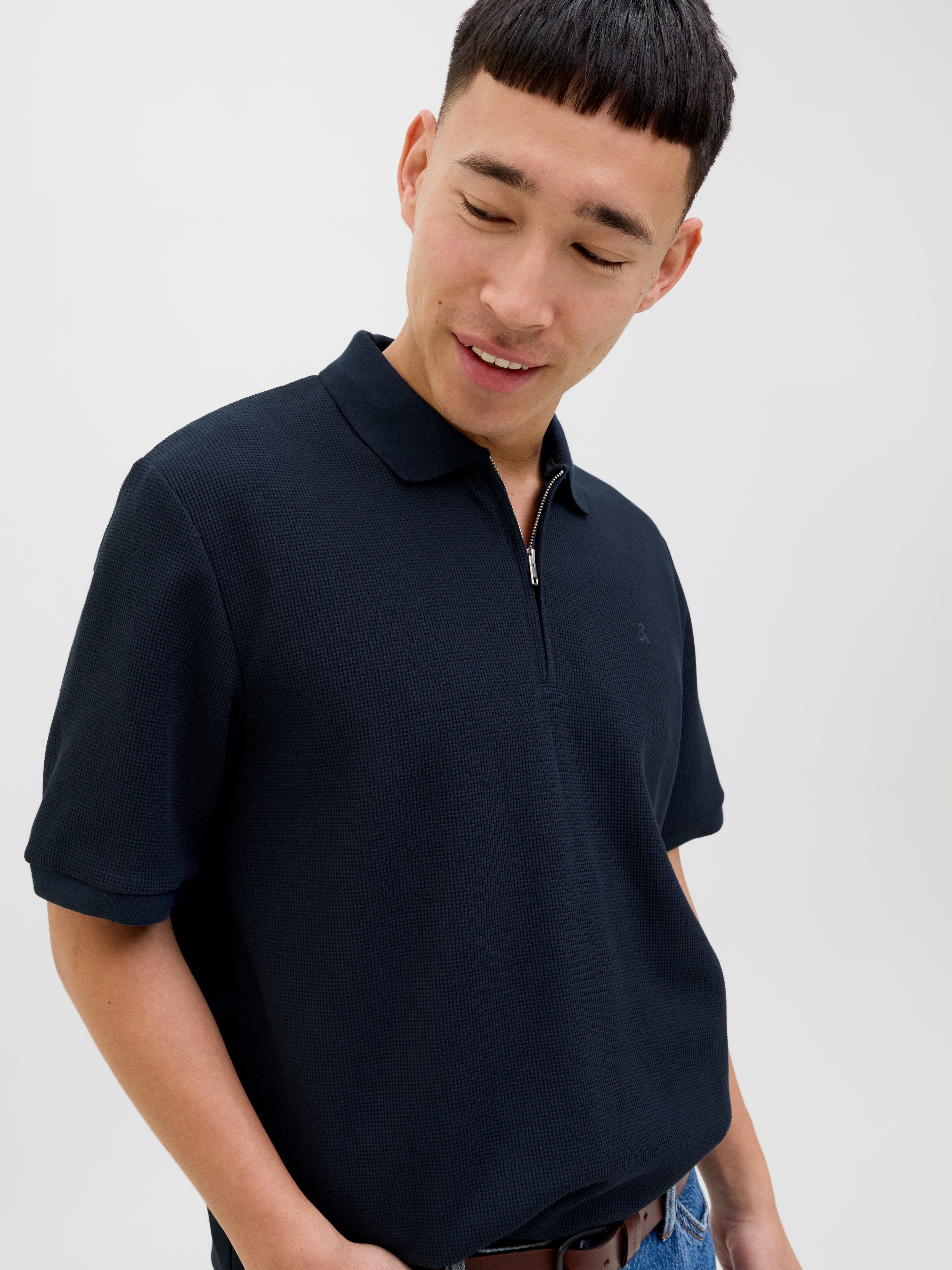 Jack & Jones Poloshirt JJEAUSTIN ZIP günstig online kaufen