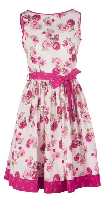 Ramona Lippert Sommerkleid Kleid Damen Rosita ecru Rosendruck Länge 55 cm m günstig online kaufen