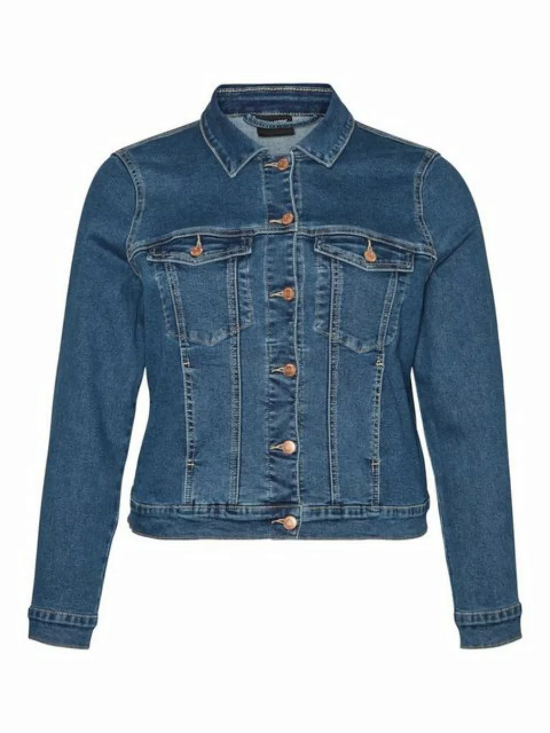 Vero Moda Curve Jeansjacke VMRUNA LS SLIM DNM JCK MIX GA CUR NOOS günstig online kaufen