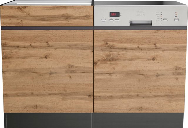 KOCHSTATION Spülenschrank "KS-Riesa", Breite 120 cm, MDF-Fronten günstig online kaufen