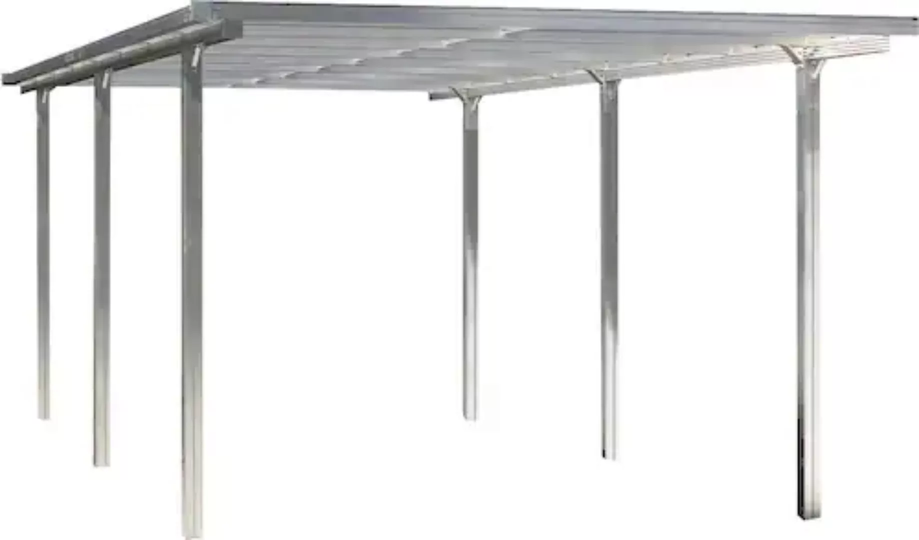 Beckmann Einzelcarport »CPTW«, Aluminium, 270 cm, Reinweiß günstig online kaufen