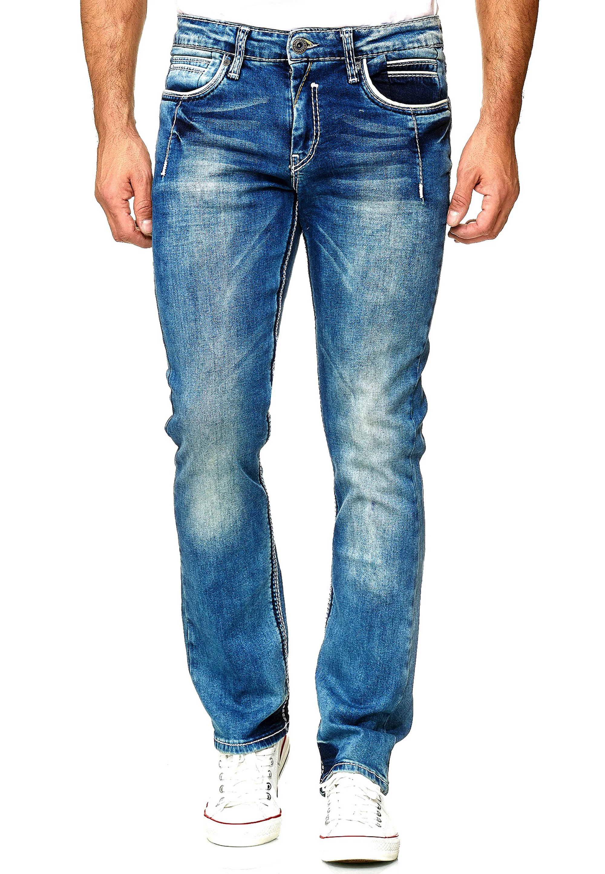 Rusty Neal Straight-Jeans "NEW YORK 29", im modernen Used-Look günstig online kaufen