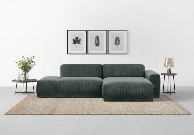 TRENDMANUFAKTUR Ecksofa "Braga, mit hochwertigem Kaltschaum, L-Form, in Cor günstig online kaufen