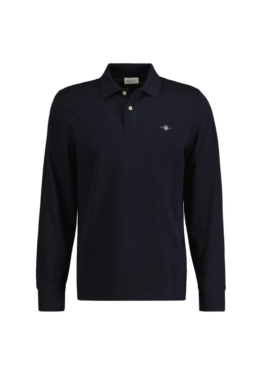 Gant Poloshirt "REG SHIELD LS PIQUE RUGGER", mit Logotickerei auf der Brust günstig online kaufen