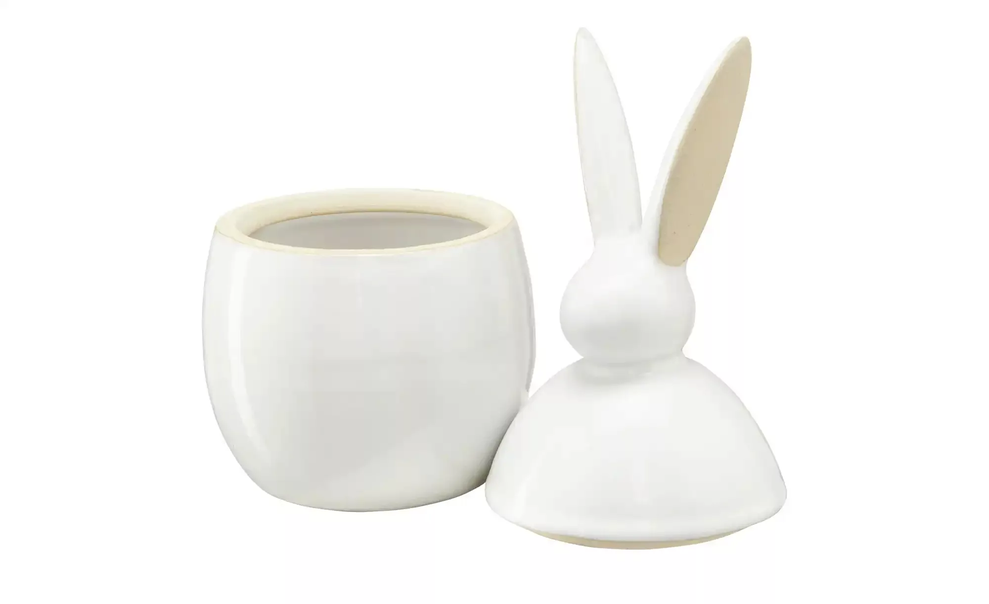 Deko Dose Osterhase ¦ creme ¦ Steinzeug ¦ Maße (cm): H: 24,5  Ø: 11.1 Oster günstig online kaufen