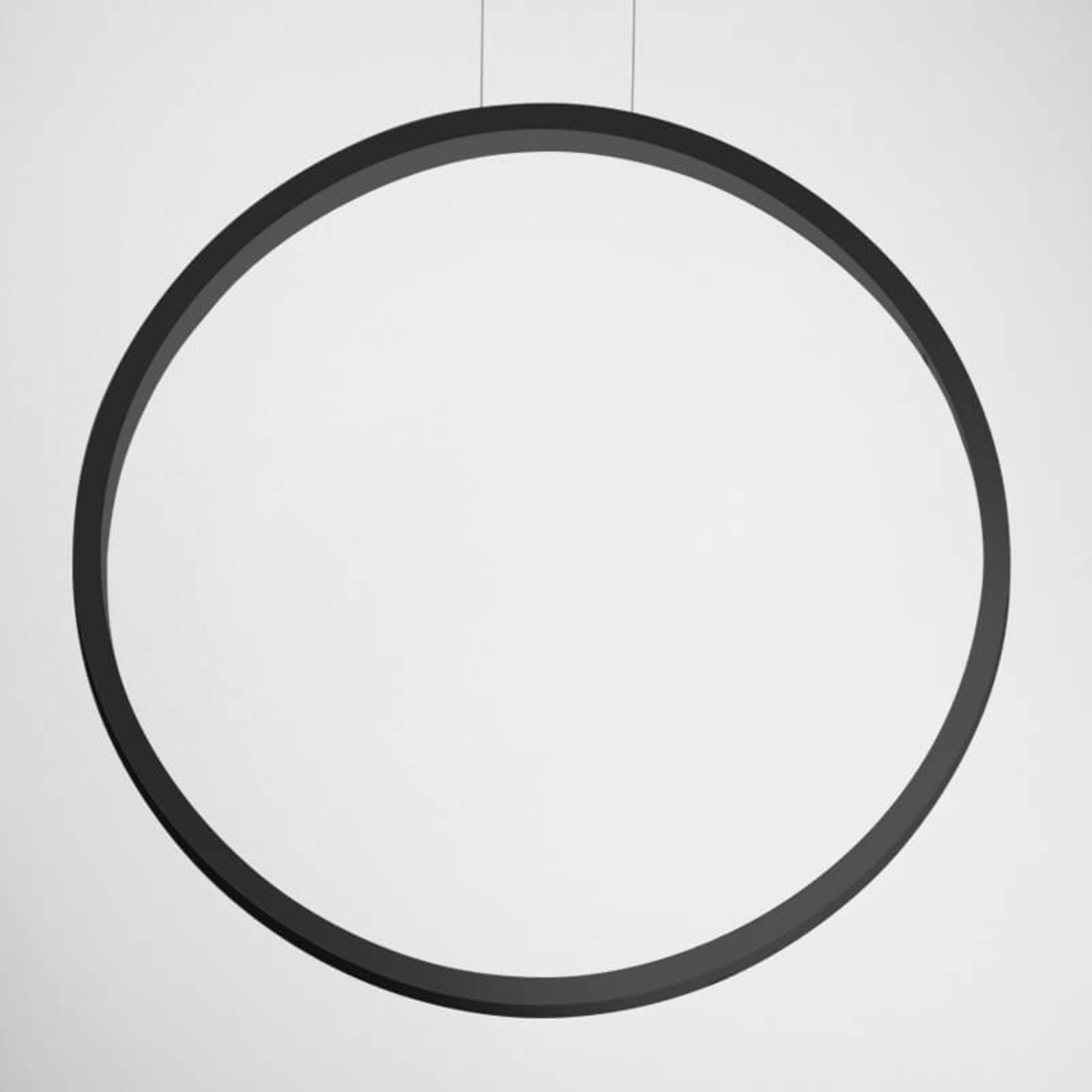 Cini&Nils Assolo - schwarze LED-Hängeleuchte 70 cm günstig online kaufen