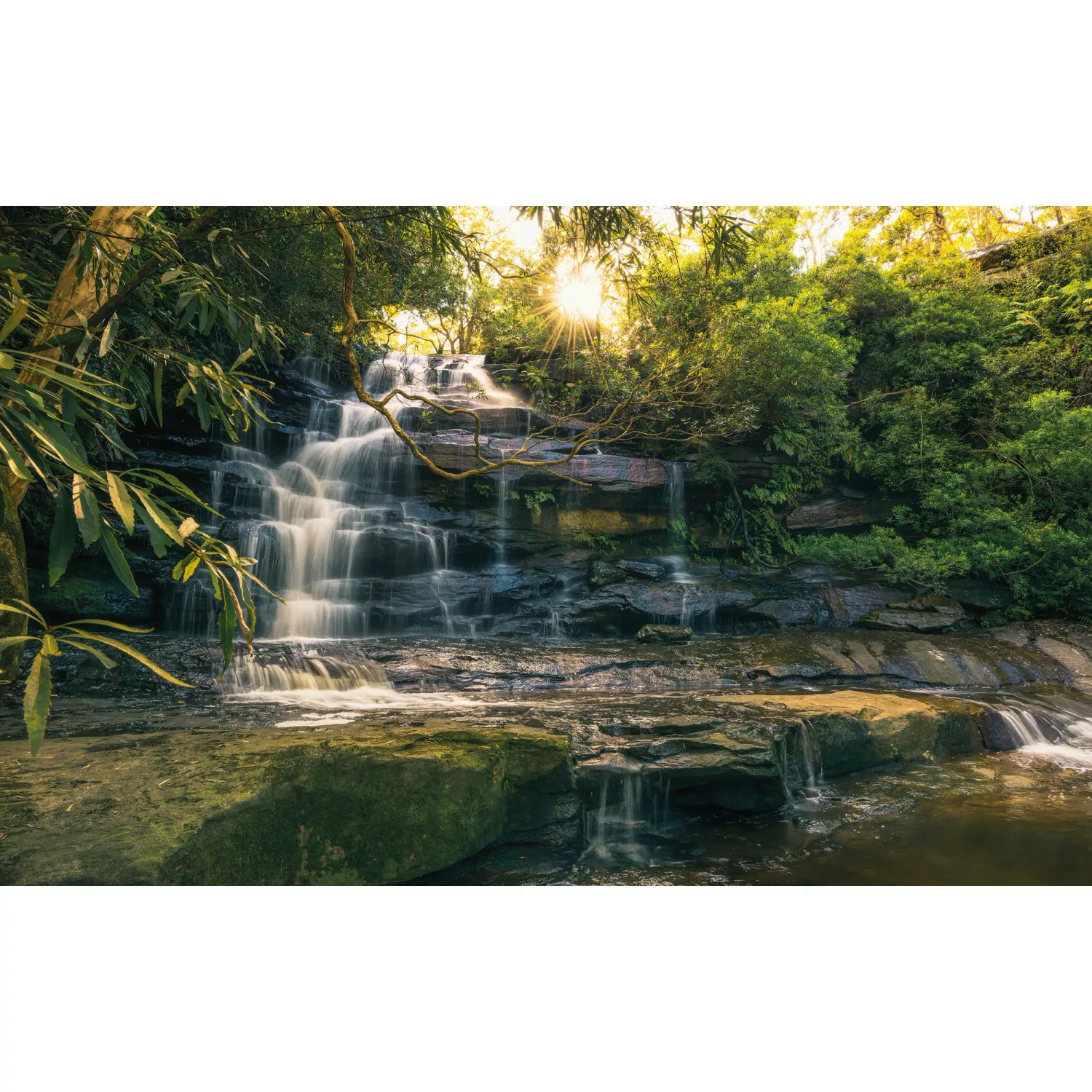 KOMAR Vlies Fototapete - Golden Falls - Größe 450 x 280 cm mehrfarbig günstig online kaufen