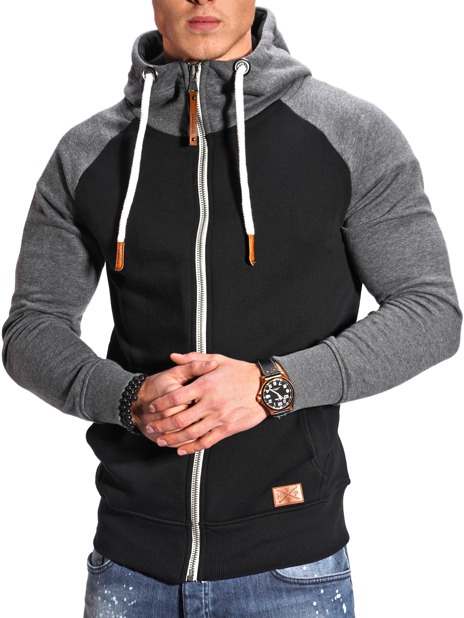 behype Sweatjacke "RAGLAN", mit Raglan-Ärmeln günstig online kaufen