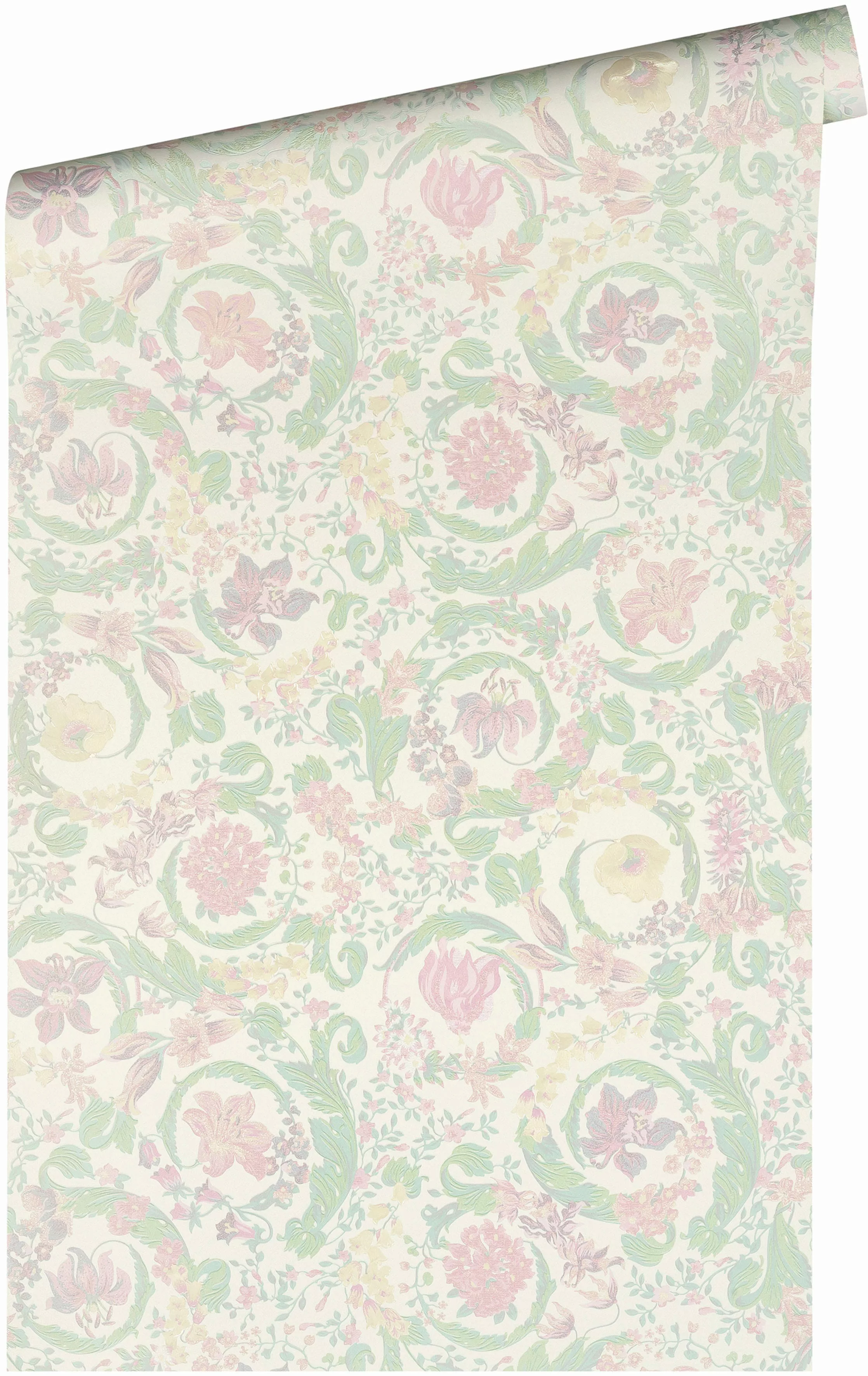 Versace Vliestapete »Wallpaper Versace 5 Floral«, leicht glänzend-gemustert günstig online kaufen