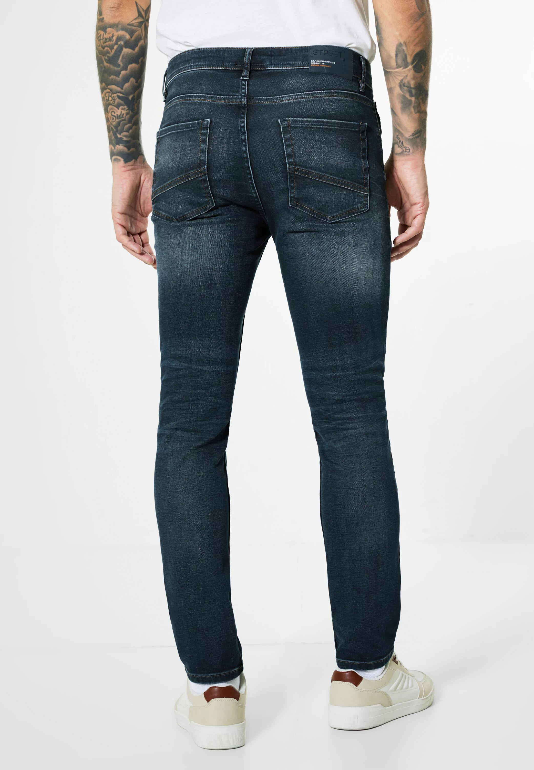 STREET ONE MEN Slim-fit-Jeans, Middle Waist günstig online kaufen