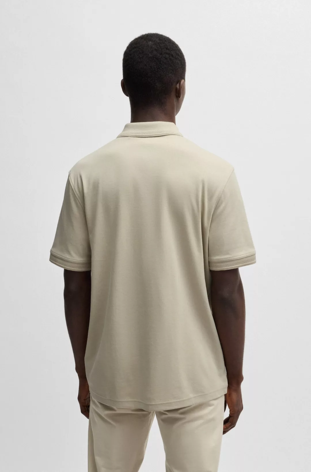 BOSS ORANGE Poloshirt "Pe Interlock", aus Baumwoll-Piqué mit Logo-Print Reg günstig online kaufen