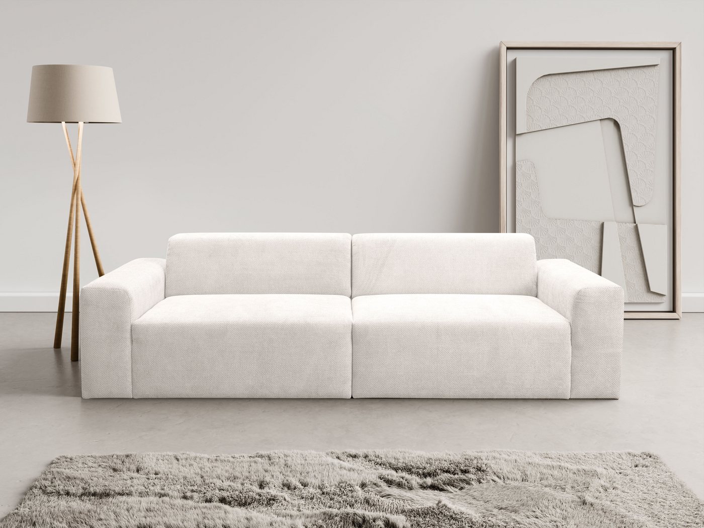 INOSIGN Sofa Zeus-3, Curvy Trend Garnitur mit urbaner Optik günstig online kaufen