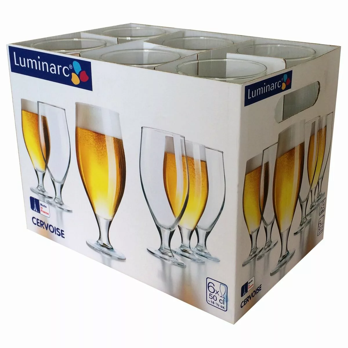 Bierglas Luminarc Spirit Bar Durchsichtig Glas 500 Ml 6 Stücke (pack 6x) günstig online kaufen