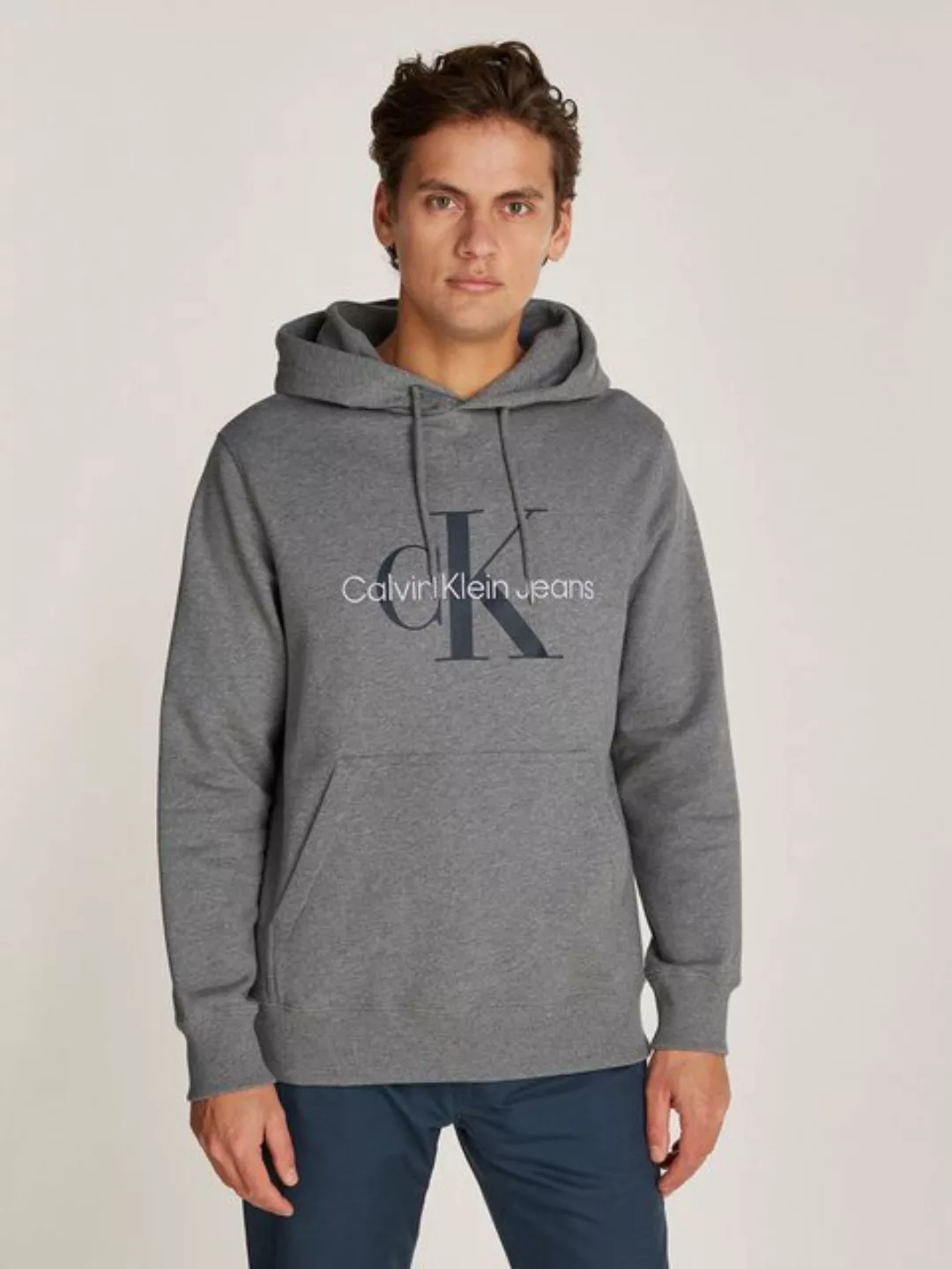 Calvin Klein Jeans Kapuzensweatshirt SEASONAL MONOLOGO REGULAR HOODIE mit L günstig online kaufen