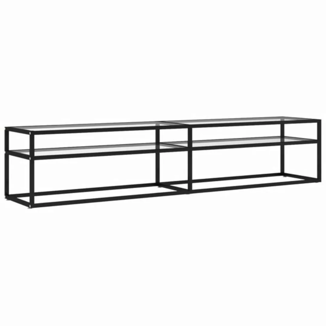 furnicato TV-Schrank Transparent 200x40x40,5 cm Hartglas (1-St) günstig online kaufen