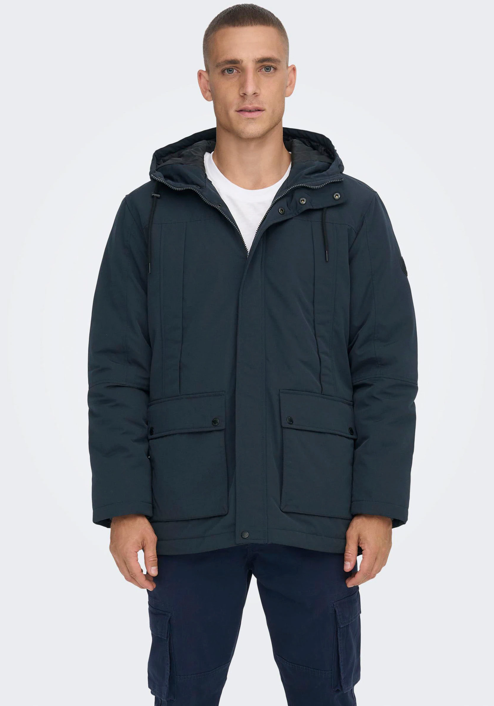 ONLY & SONS Langjacke "ONSJAYDEN PARKA NOOS OTW VD", mit Kapuze günstig online kaufen