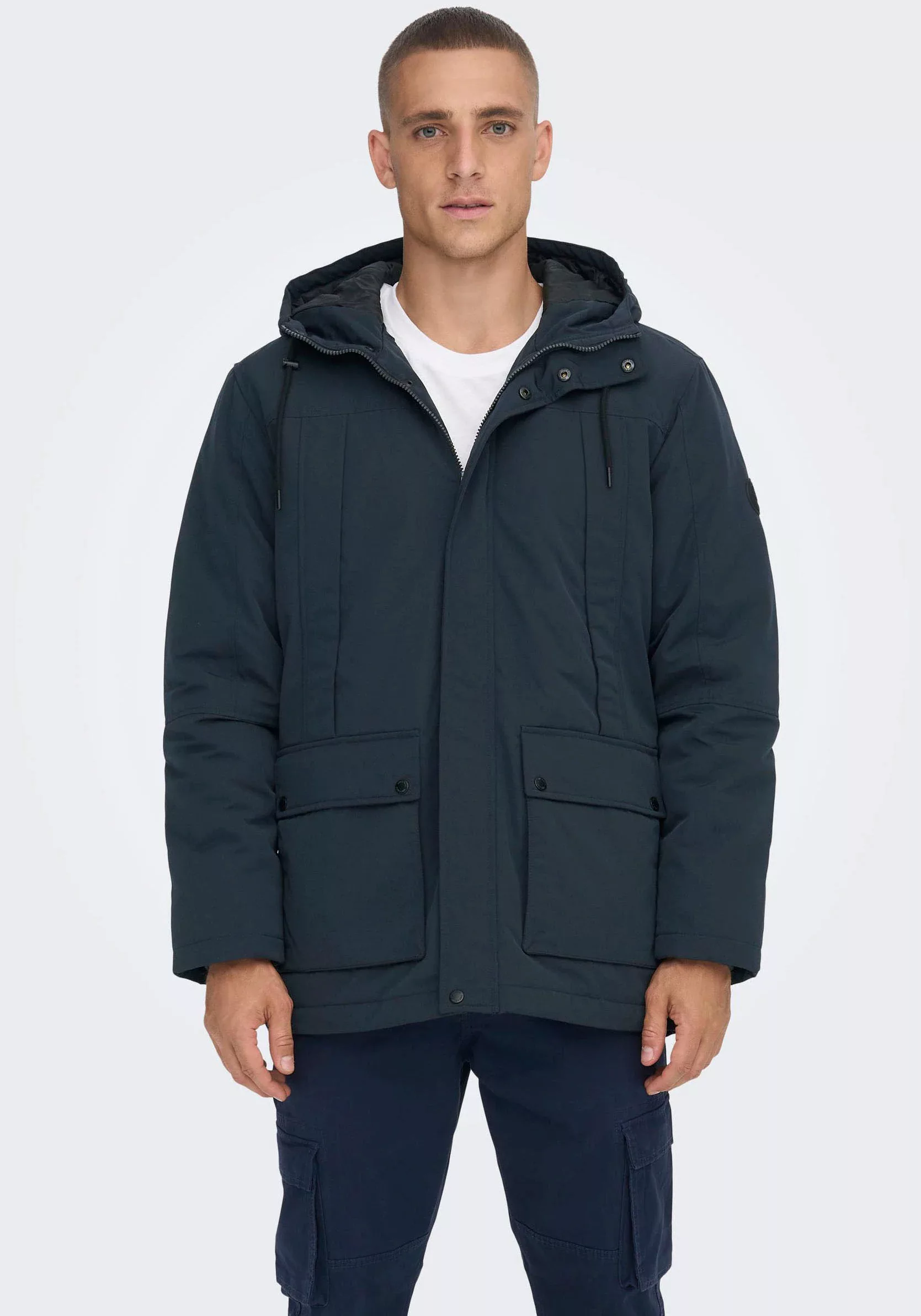 ONLY & SONS Langjacke "ONSJAYDEN PARKA NOOS OTW VD", mit Kapuze günstig online kaufen