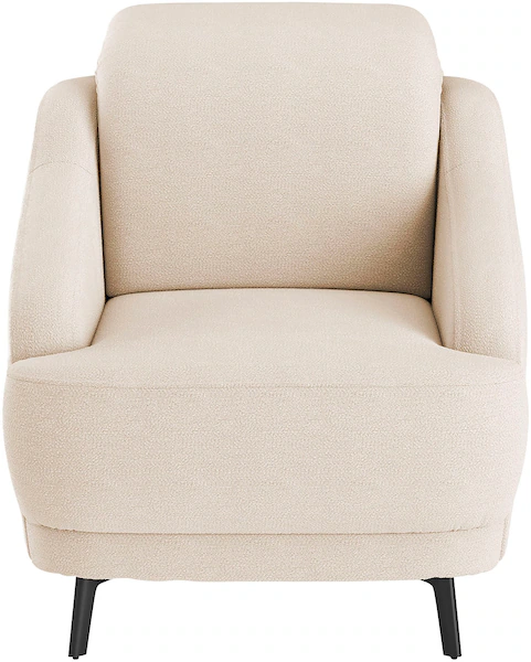 sit&more Sessel »Blues«, (1 St.), mit Metallfüßen, schwarz-matt günstig online kaufen