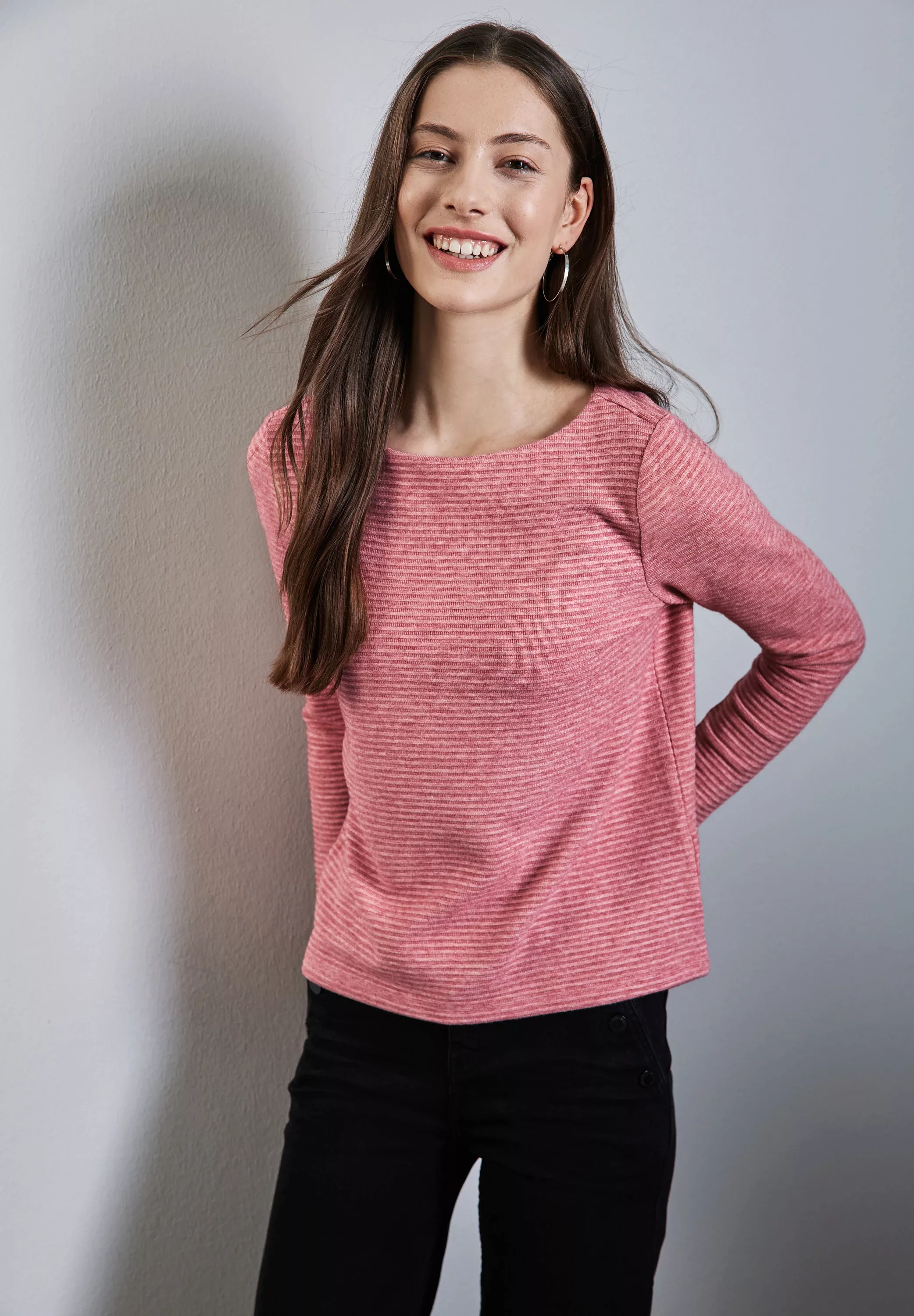 STREET ONE Strickpullover, mit Struktur günstig online kaufen