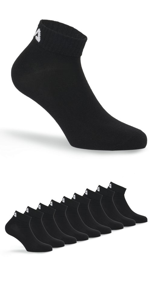 Fila Kurzsocken "UNISEX QUARTER PLAIN SOCKS", (9 Paar), mit klassischem Log günstig online kaufen
