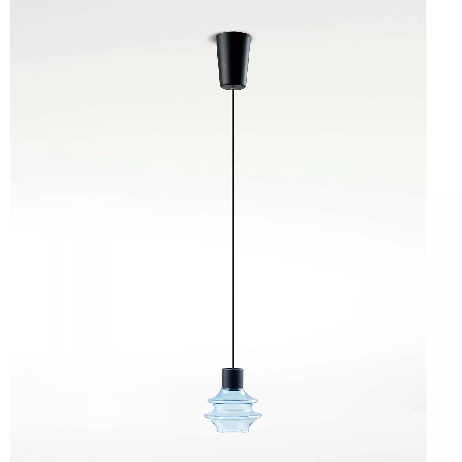 Bover Drop S/01L LED-Hängeleuchte aus Glas, blau günstig online kaufen