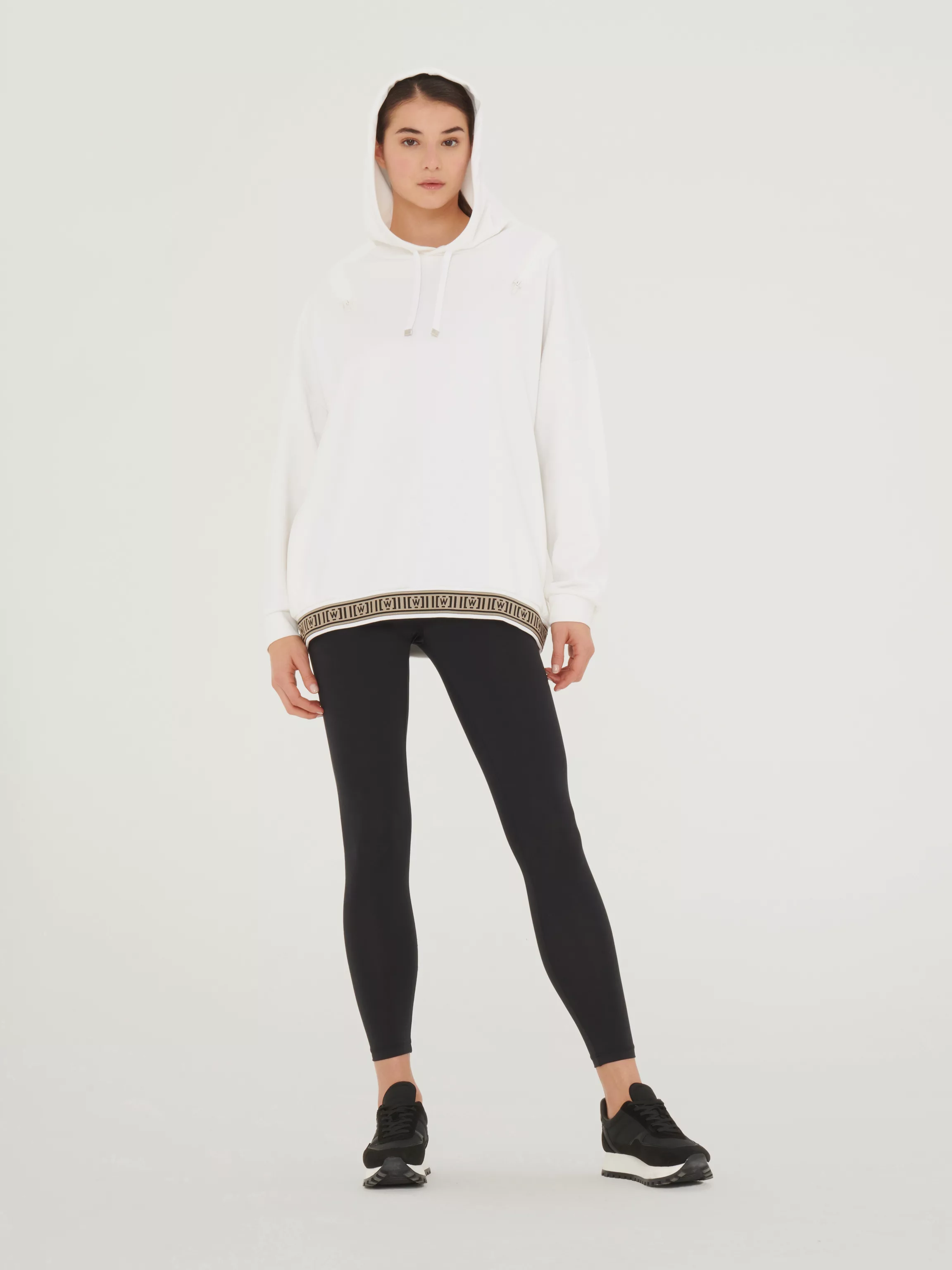 Wolford - Hooded Sweater, Frau, white, Größe: XS günstig online kaufen