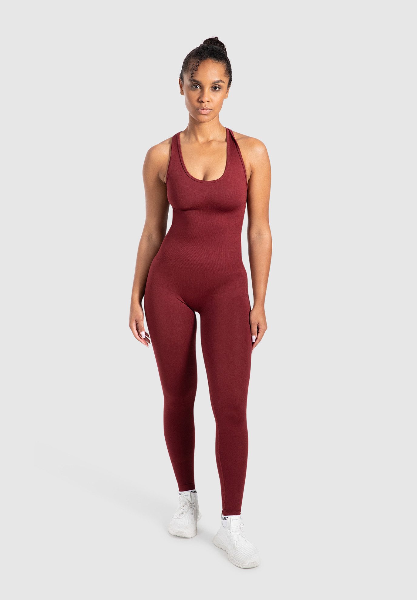 Smilodox Jumpsuit Elsie, Seamless Einteiler, Racerback, günstig online kaufen