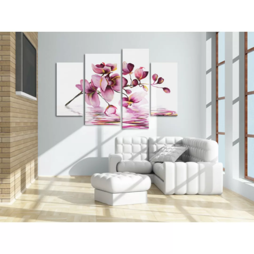 Wandbild Orchidee über den Wasserspiegel XXL günstig online kaufen