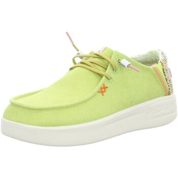 Fusion  Damenschuhe Schnuerschuhe LILY washed canvas lime günstig online kaufen