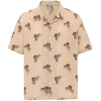 Dandalo  Hemdbluse Jaap Oversize Print Detailed Lapel Collar Short Sleeve S günstig online kaufen