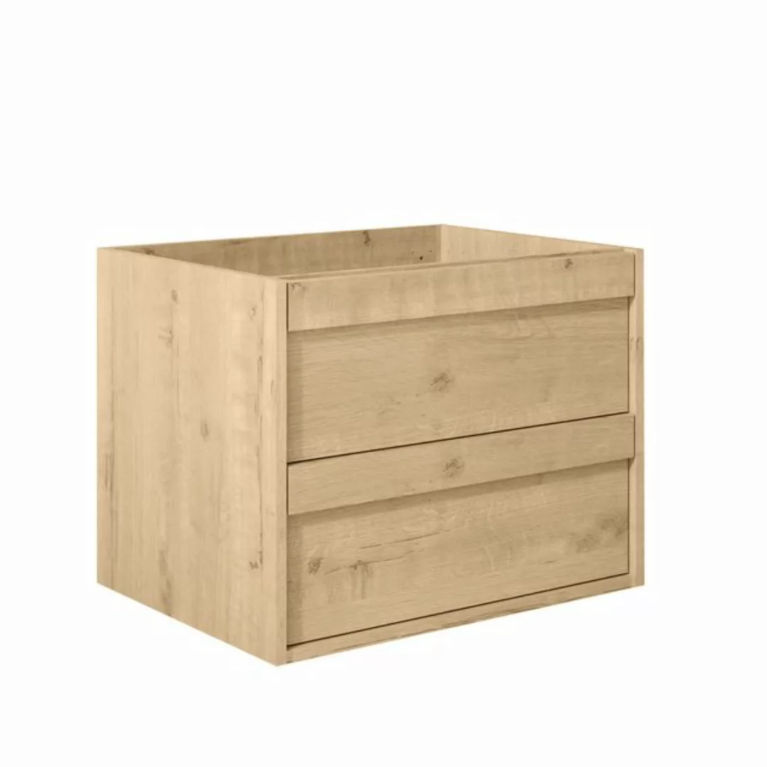 UEV Waschbeckenunterschrank 60cm/75cm/90cm hängend natur (Waschplatz, Wasch günstig online kaufen