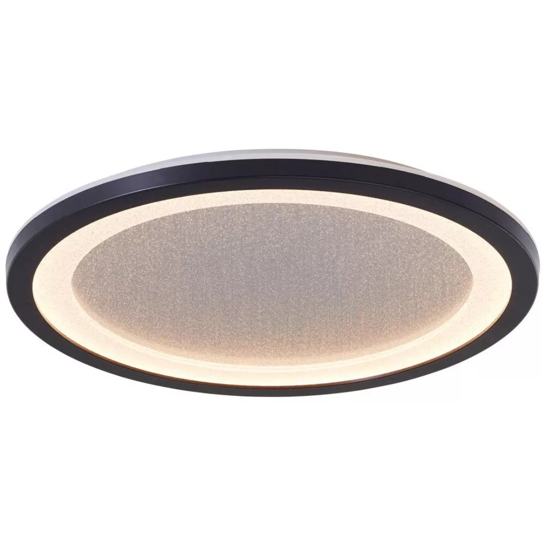 LED Deckenleuchte Mosako in Schwarz und Weiß 20W 2600lm günstig online kaufen