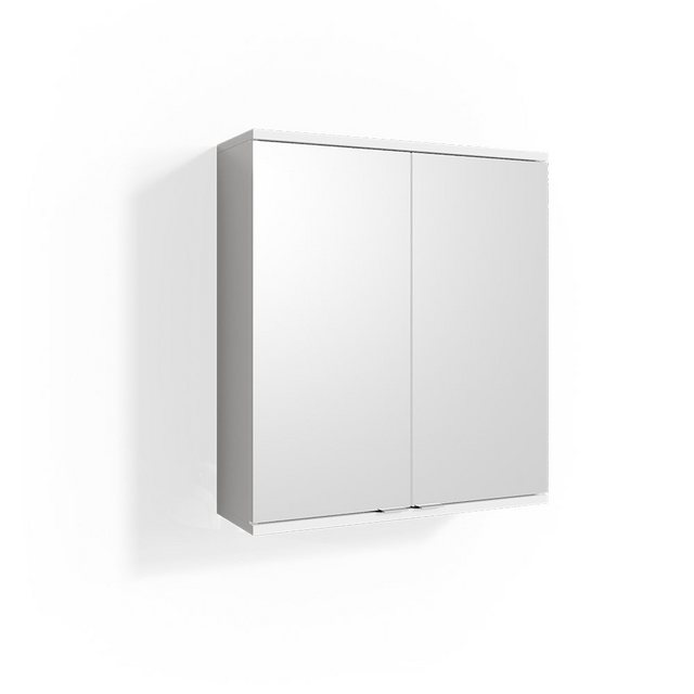 Vicco Spiegelschrank Roy 60 cm Weiß weiß günstig online kaufen