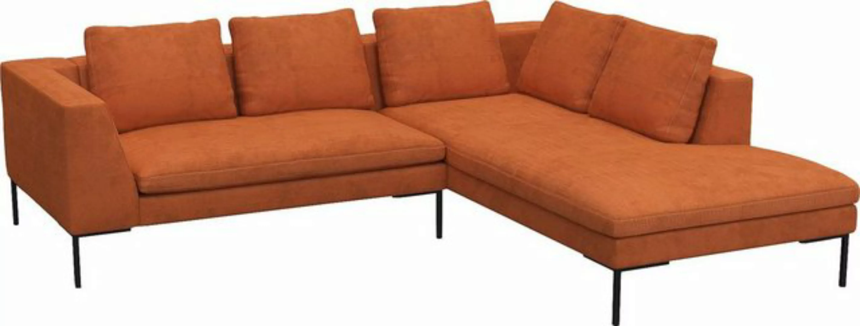 FLEXLUX Ecksofa »Loano, superbequemer Sitzkomfort durch Kaltschaum im Sitz, günstig online kaufen