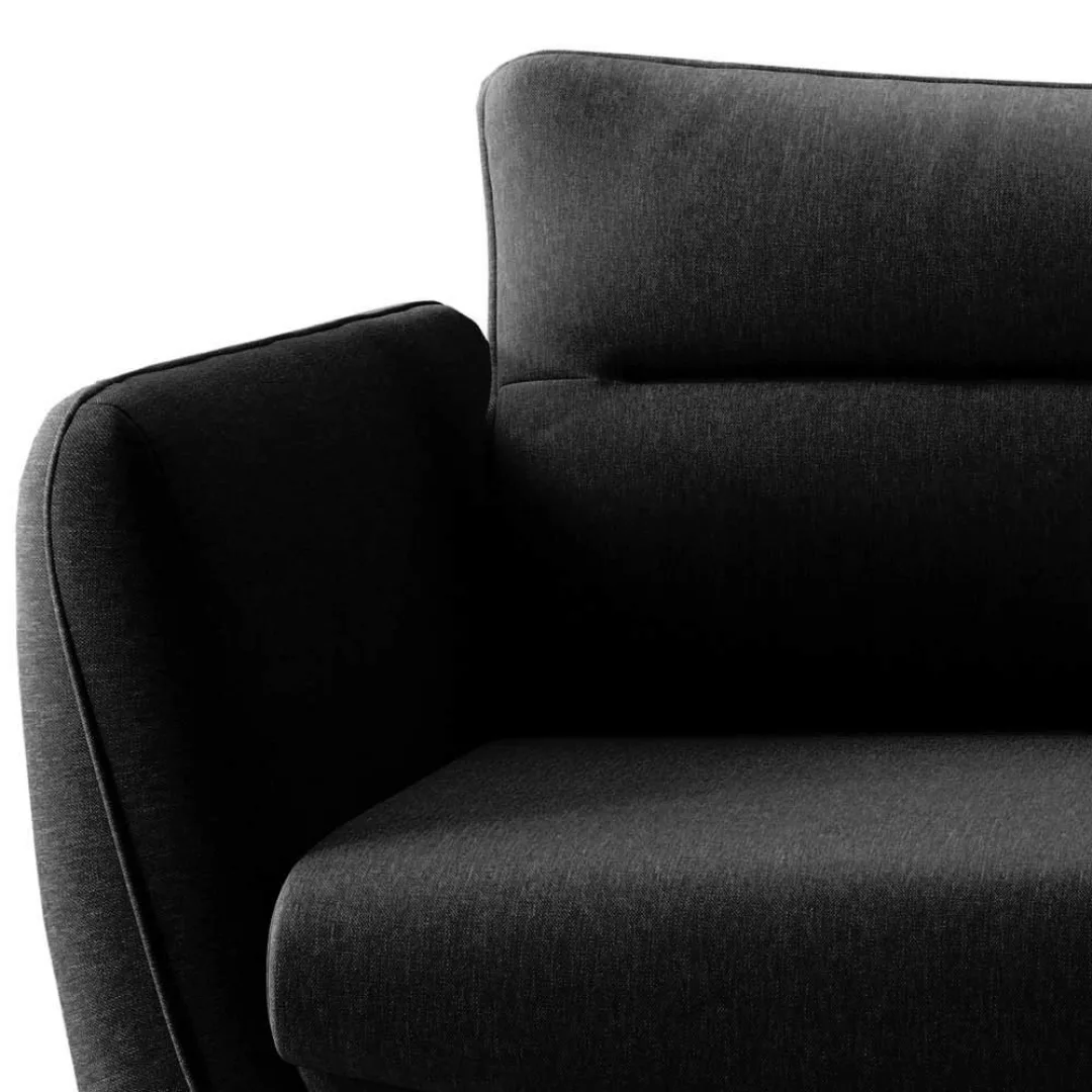 Schlafsofa Couch in Schwarz mit Bettkasten günstig online kaufen