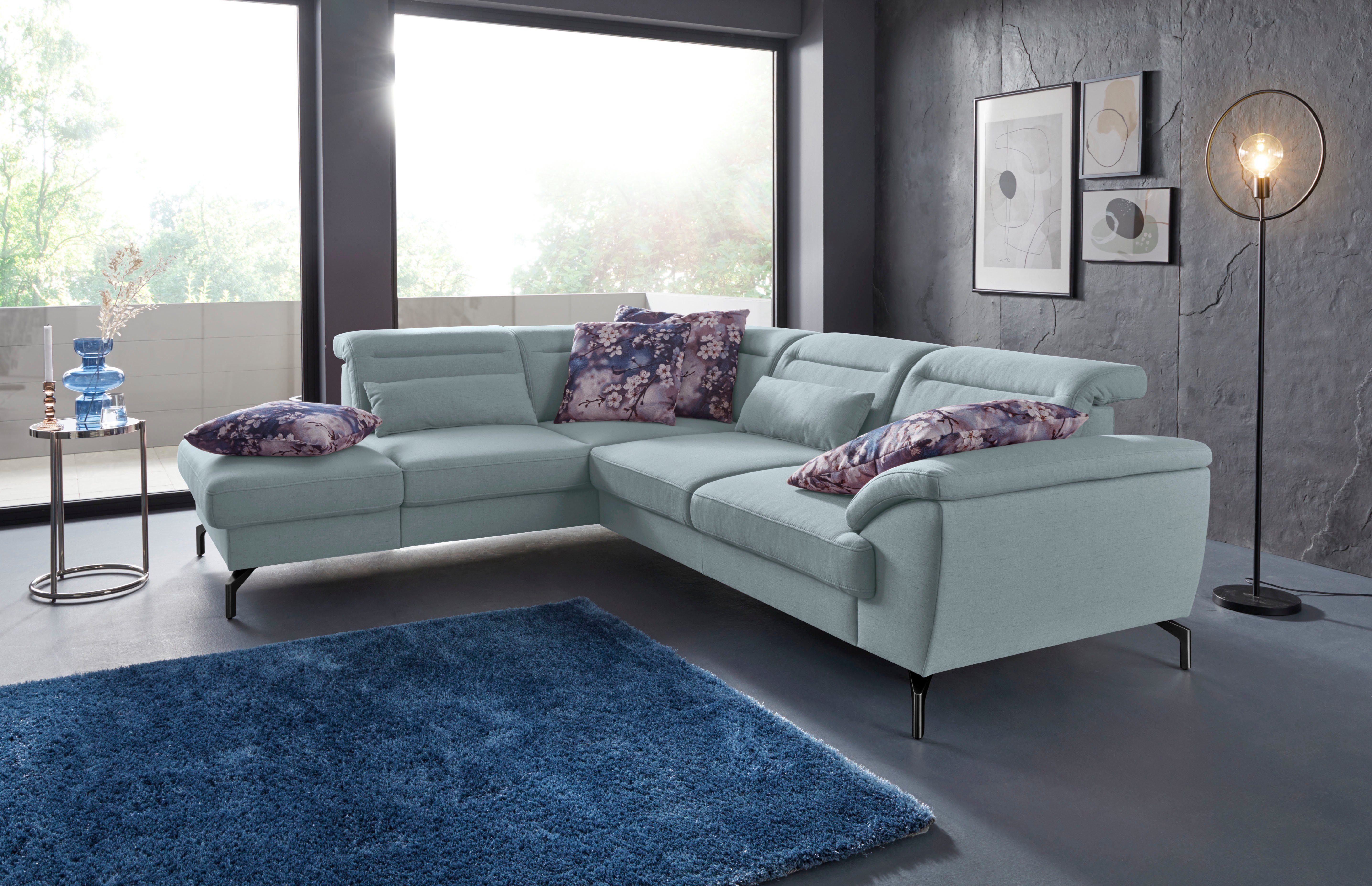 sit&more Ecksofa Percy L-Form, 15 cm günstig online kaufen