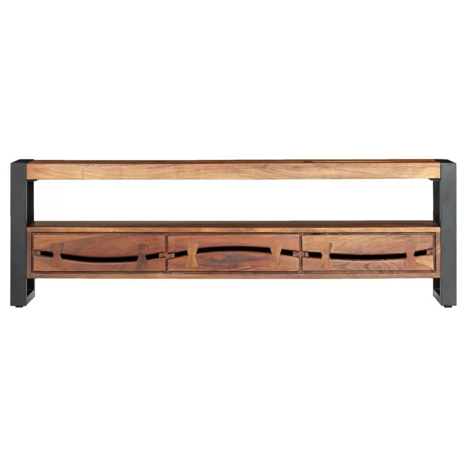 Tv-schrank 140×30×45 Cm Massivholz Akazie günstig online kaufen